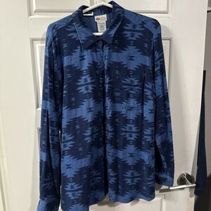 Dickies Blue Patterned Women's Top